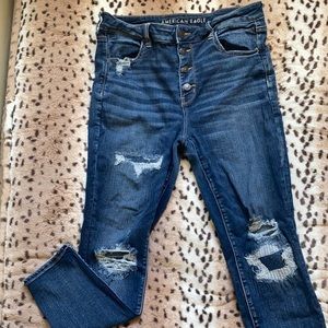 American Eagle distressed